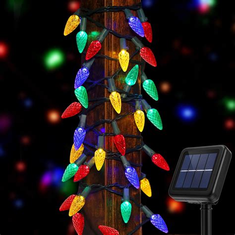ReyeeInc Solar Powered Christmas Lights for Outside, Solar Outdoor Xmas ...