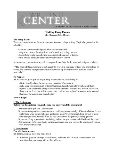 Image result for Essay Test PDF