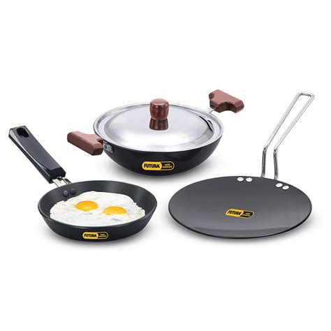 Buy Hawkins Futura 3 Pieces Cookware Gift Set - Hard Anodised Tava ...