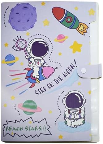 Asera Space Document Folder with 6 Inner Pockets Ideal for Students Use ...