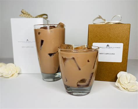 12 OZ Iced Coffee Candles Starbucks Candle Latte Candles - Etsy