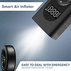 One Beat Smart Air inflator 150 PSI 4000 mAh Batterry Portable Electric ...
