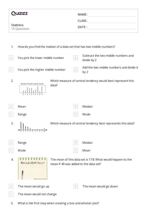 Basic Statistics Worksheets 的图像结果