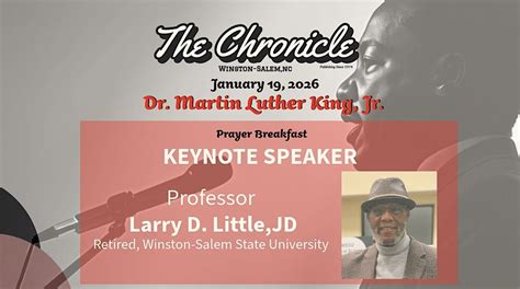 The Chronicle | 2026, Dr. Martin Luther King, Jr Prayer Breakfast ...