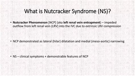 Nutcracker syndrome | PDF