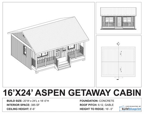 16X24 Cabin Floor Plans