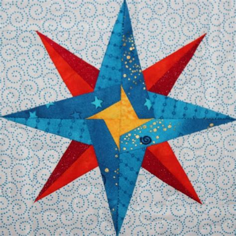 Image result for Compass Quilt Pattern