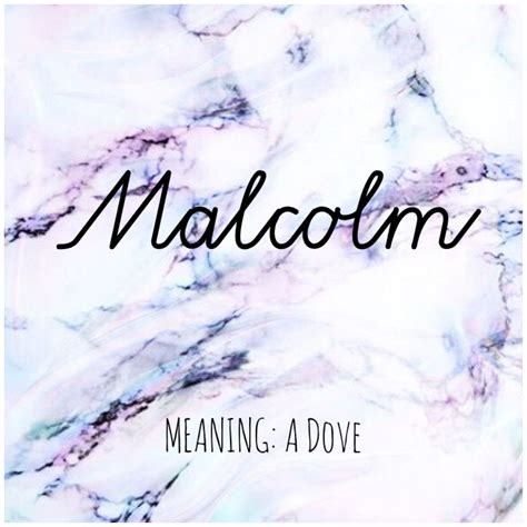 MALCOLM #Names #Malcolm #BabyNames | Names with meaning, Pretty names ...