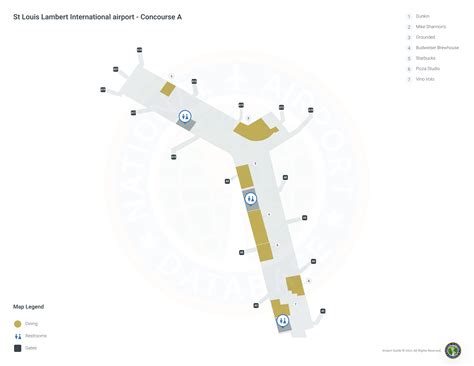 St Louis Airport (STL) | Terminal maps | Airport guide
