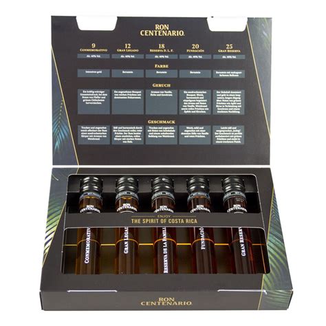 Centenario Tasting Set 5x0,05L 40% | Excaliburshop