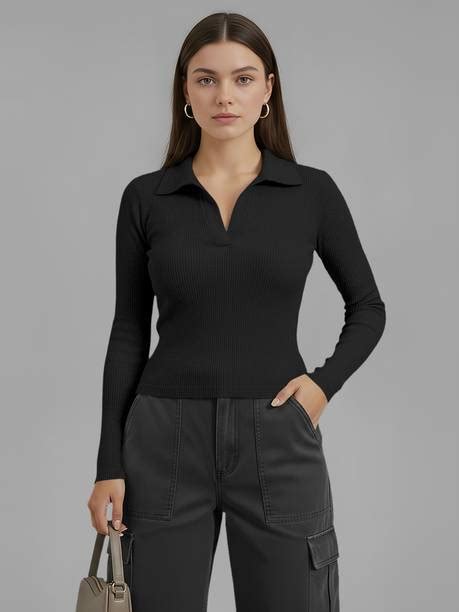 Black Top Full Sleeve - Buy Black Top Full Sleeve online at Best Prices ...