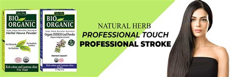 Bio-Organic Herbal Henna & Indigo Powder - Combo Pack (100g + 100g ...