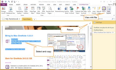 Using OneNote for URL Bookmarks 的图像结果