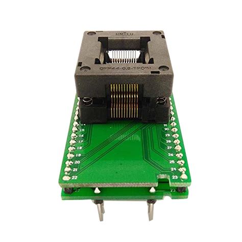TQFP44 FQFP44 QFP44 to DIP44 Double-Board Programming Socket IC Body ...