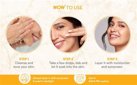 Wow Skin Science Vitamin C+ Face Serum, Vitamin C 20%, Ferulic Acid 1% ...