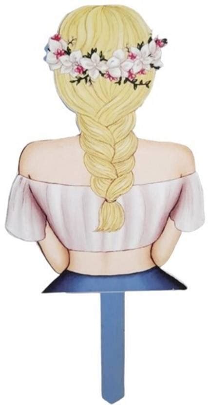 BAKERS4U Flower Crown Beauty Girl topper Cake Topper Price in India ...