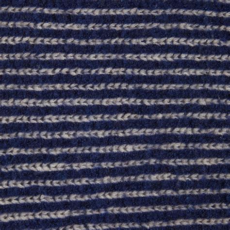 Contrast Rib Knit Scarf Blue - Accessorize India