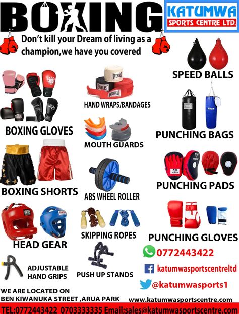 Boxing Training Equipment Names