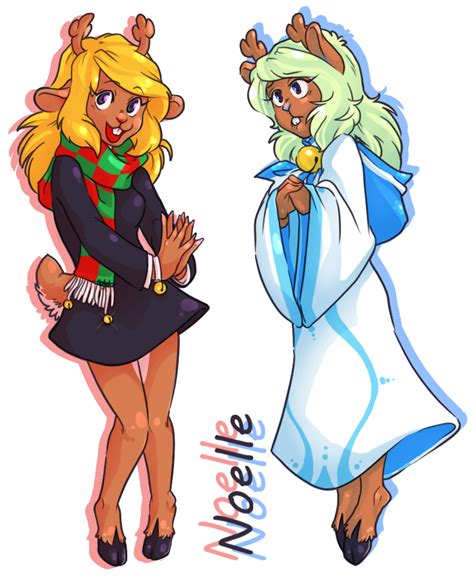 Hot and Cold - Noelle Deltarune by naxlevelnat on DeviantArt