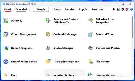 Classic Control Panel Windows 1.0 的图像结果