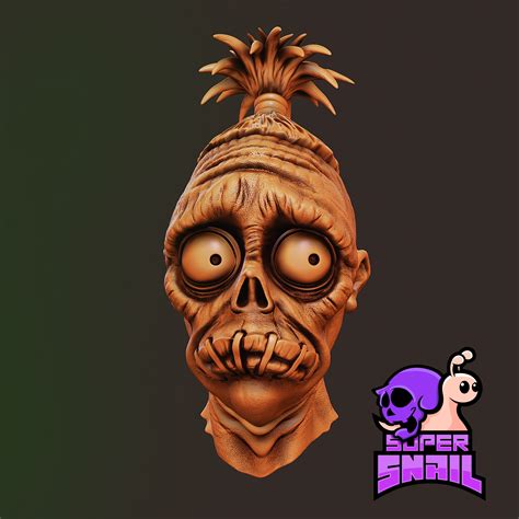 Fichier STL Bob - Tête réduite de Beetlejuice 🎃 ・Objet pour imprimante ...