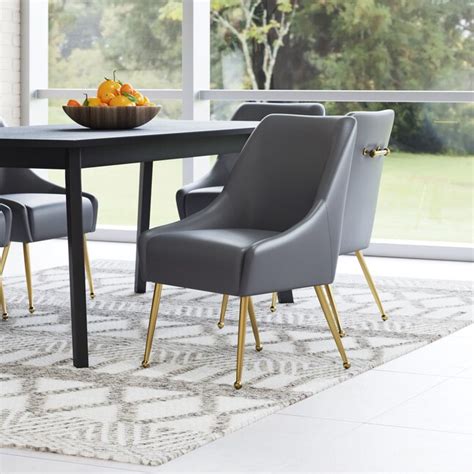 Zuo Modern Madelaine Contemporary/Modern Faux Leather Upholstered Arm ...
