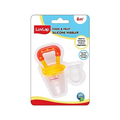 LuvLap Food And Fruit Silicone Nibbler - Joy Star