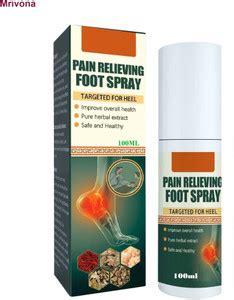 Mrivona Foot Pain Relief Spray for Healthy, Energized Feet Spray - Buy ...