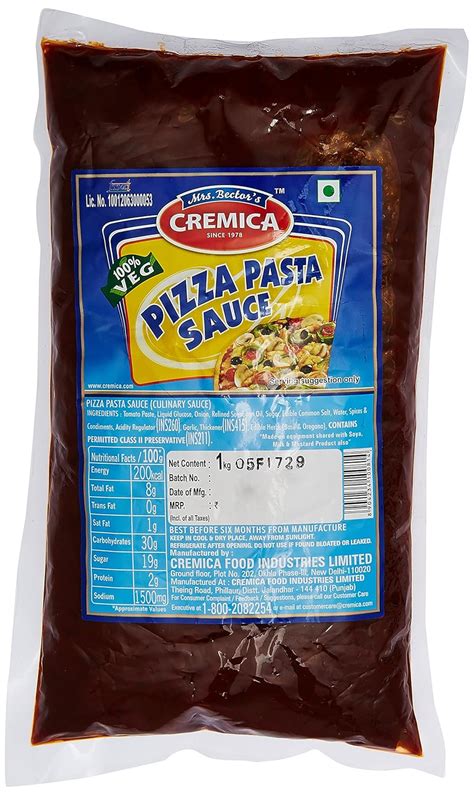Cremica Sauce, Pizza Pasta, 1kg : Amazon.in: Grocery & Gourmet Foods