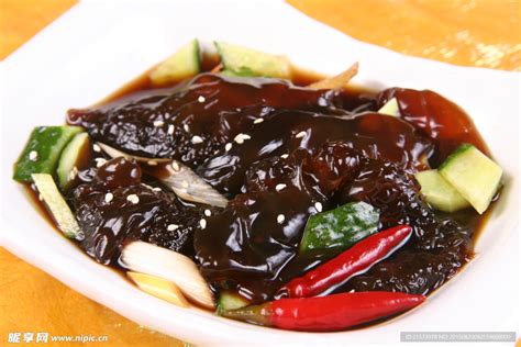 蜇头萝卜皮,中国菜系,食品餐饮,摄影素材,汇图网www.huitu.com