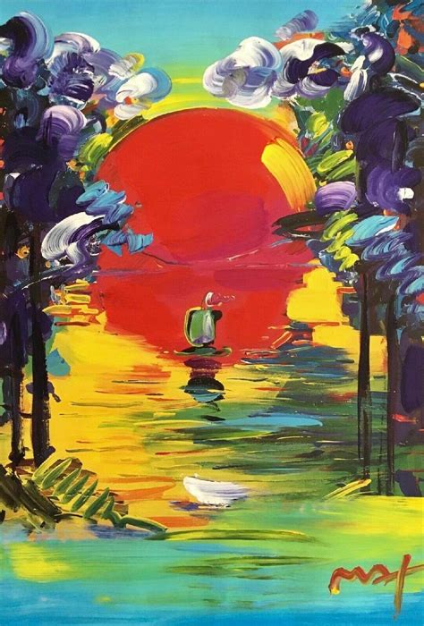 Peter Max - ZEN BOAT at 1stDibs