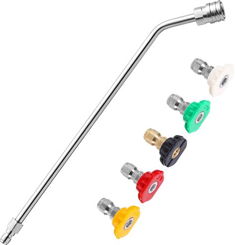 FIXFANS Pressure Washer Wand, 45 Degree Curved High Pressure Power ...