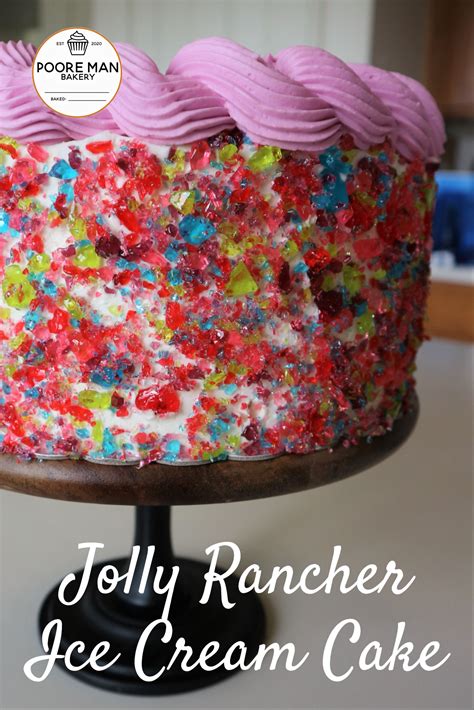 Jolly Rancher Ice Cream Cake | Cake, Ice cream cake, Ice cream birthday ...