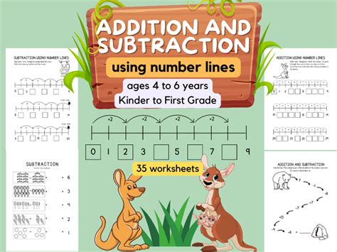 Image result for Adding Using a Num Ber Line First Grade