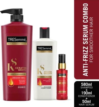 TRESemme Keratin Smooth Shampoo, Conditioner and Serum Price in India ...