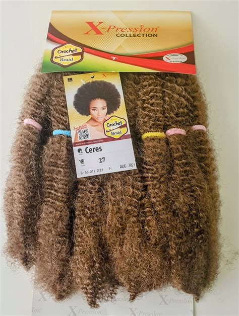 Expression ceres Xpression Ceres Afro Marley Kinky crochet hair ...