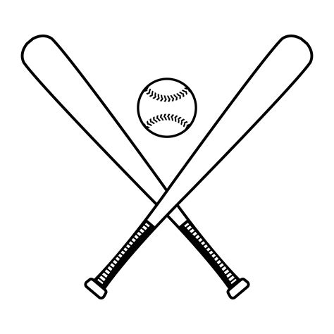 Baseball Bat Drawing For Kids
