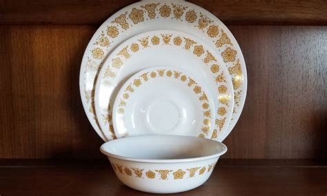 Corelle Dishes Butterfly Gold at Virginia Olsen blog