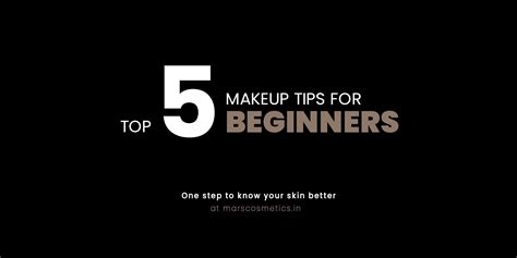 Top 5 Makeup tips for beginners | MARS Cosmetics