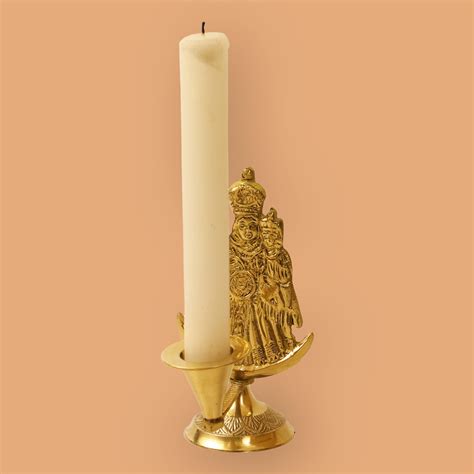 Buy Brass Mother Mary Candle Stand - Elegant & Decorative – Pujalane