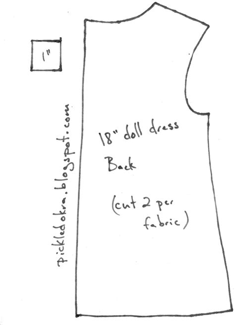 Image result for Free Tutorial Pattern 18 Inch Doll Dress