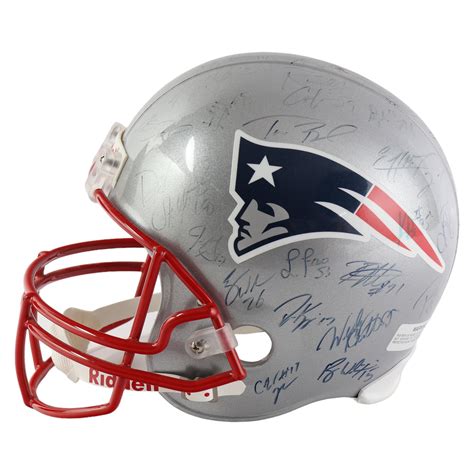 At Auction: New England Patriots SIGNED NFL Super Bowl Helmet