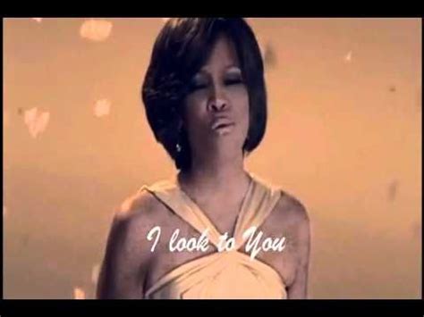 Whitney Houston - I look to You w/lyrics | Whitney houston, Sony music ...