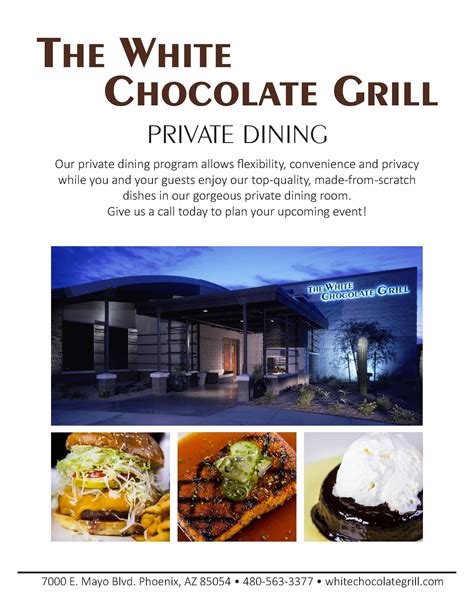 White Chocolate Grill In Scottsdale at Ali Farrow blog