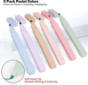 Flipkart.com | crownsmill 6 Pcs Aesthetic Cute Highlighters Perfect for ...