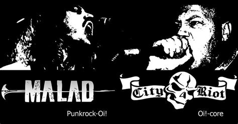 HOLLAND ATTACK! MALAD punkrock Oi! vs CITY RIOT Oi!core, Klub 007 ...