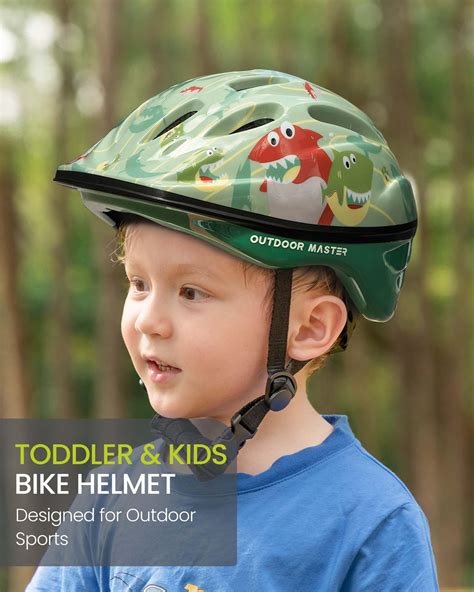 Snapklik.com : OutdoorMaster Kids Bike Helmet - From Toddler To Youth ...