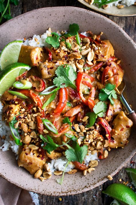 Spicy thai peanut chicken – Artofit