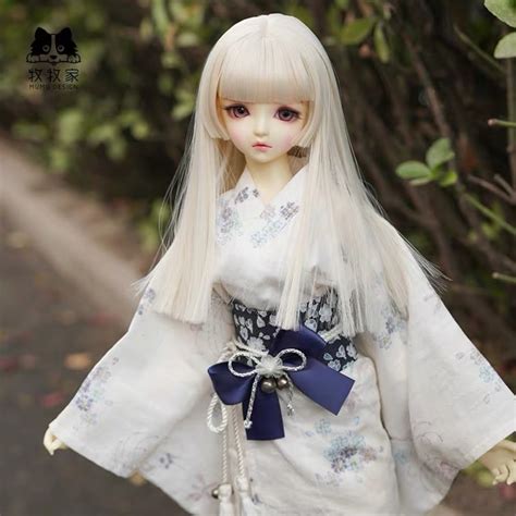 新品 BJD用ウィッグ SD/MSD/YSDサイズ 和風 オーダー ドール用 球体関節人形用 女 人形 | POPINGBI BJD