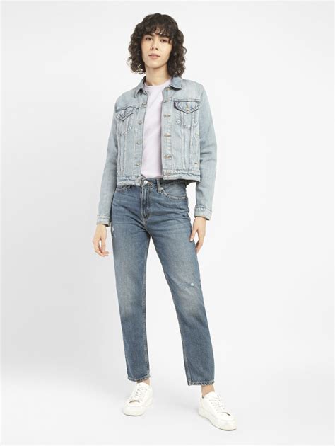Women's 80s Mom Blue Loose Fit Mid Rise Jeans – Levis India Store